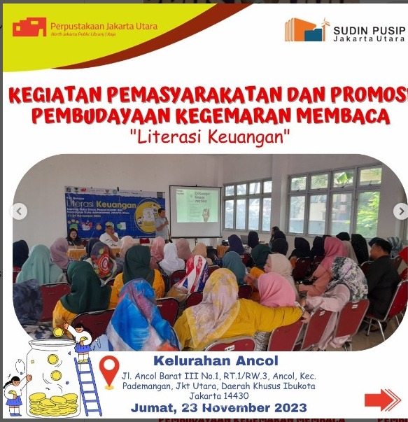 Yuk Belajar Literasi Keuangan Bareng Sudin Pusip Jakarta Utara